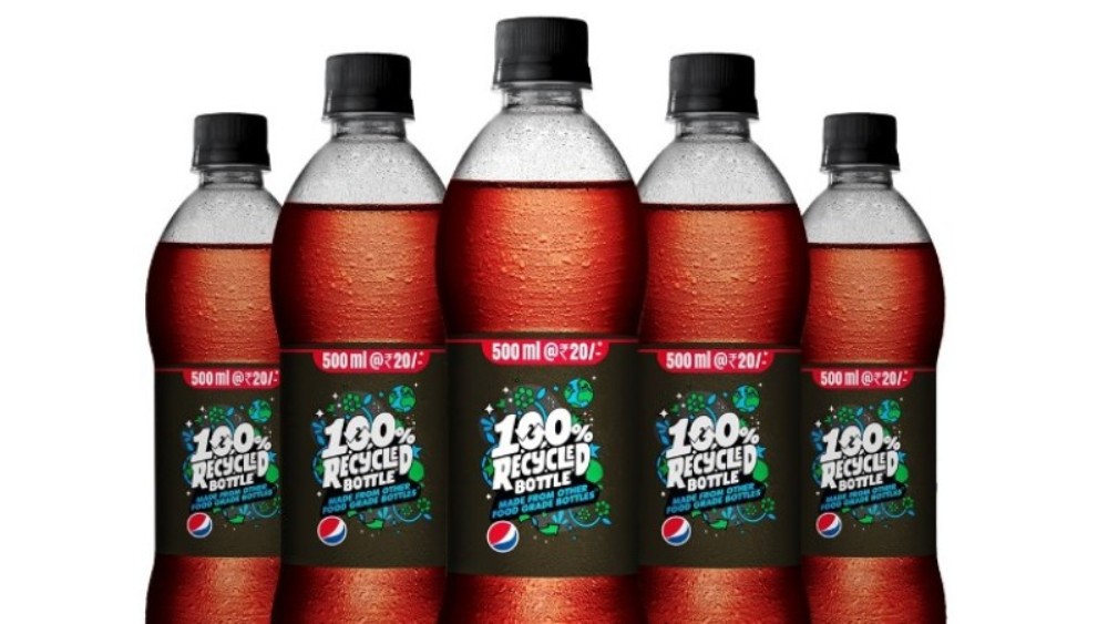 PepsiCo becomes first brand in India to launch 100 % recycled plastic bottles in the Carbonated Beverage Category